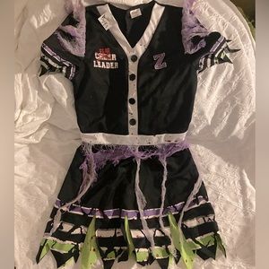 Zombie cheerleader costume kids